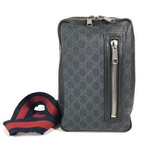 GUCCI 478325 Sherry line GG Supreme Belt bag shoulder bag body bag